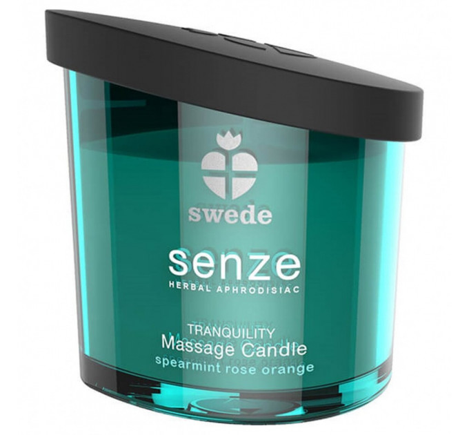 Массажная свеча с ароматом мяты Swede Senze, 50 мл