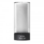 Мастурбатор хай-тек рельефный Zen 3D Tenga, белый, 15 х 7 см
