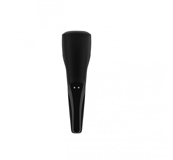 Эргономичный мастурбатор для мужчин с вибрацией Satisfyer Men Wand, черный