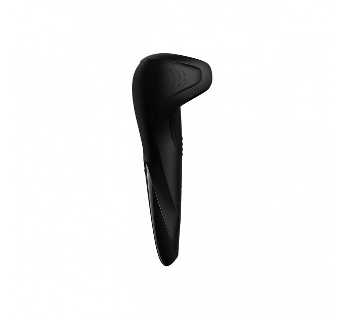 Эргономичный мастурбатор для мужчин с вибрацией Satisfyer Men Wand, черный