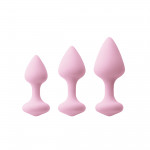 Набор анальных пробок NS Novelties INYA TRIPLE KISS TRAINER KIT PINK