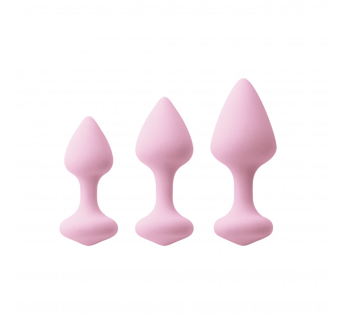 Набор анальных пробок NS Novelties INYA TRIPLE KISS TRAINER KIT PINK