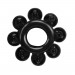 Набір ерекційних кілець Chisa Get Lock Cock Rings Set, чорний