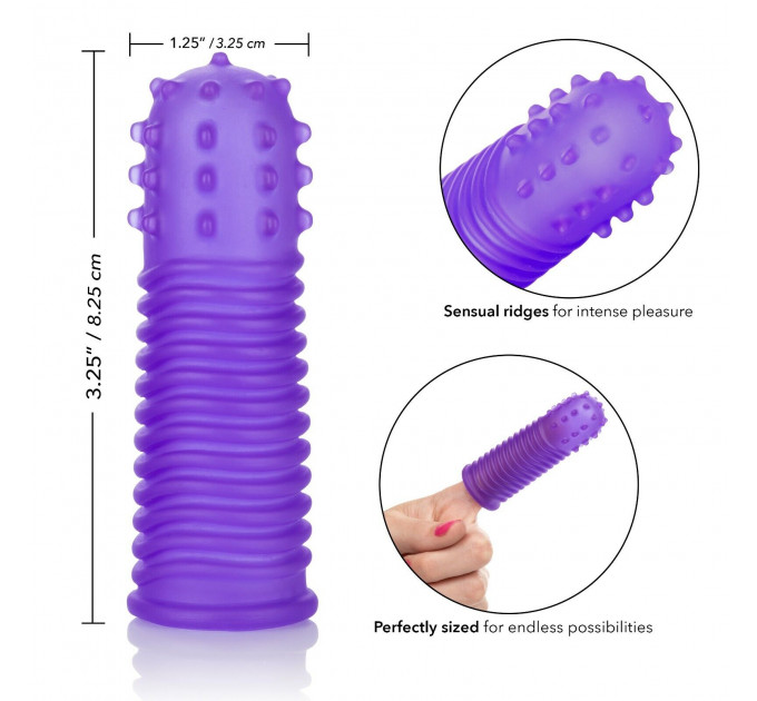 Насадки на пальці California Exotic ntimate Play Finger Tingler Purple