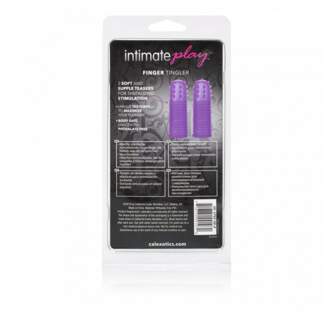 Насадки на пальці California Exotic ntimate Play Finger Tingler Purple