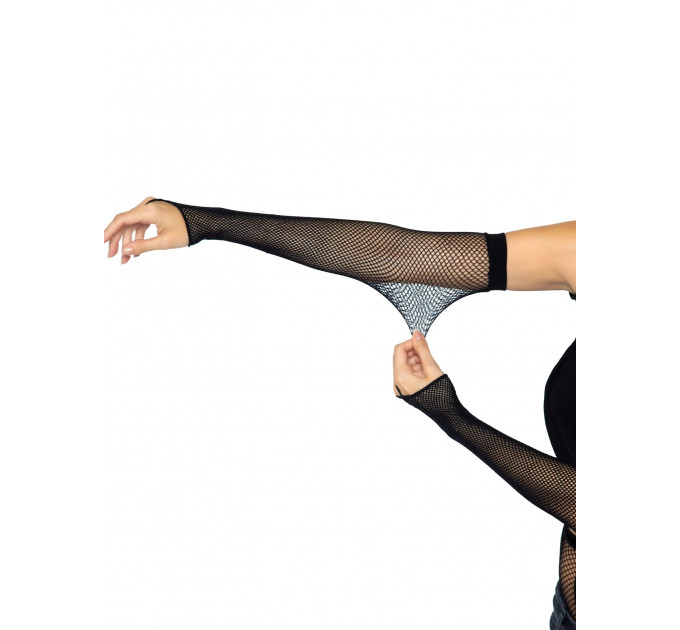 Рукавички One Size Fishnet Arm Warmer Gloves від Leg Avenue, чорні