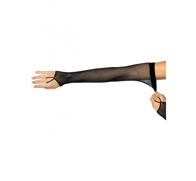 Рукавички One Size Fishnet Arm Warmer Gloves від Leg Avenue, чорні