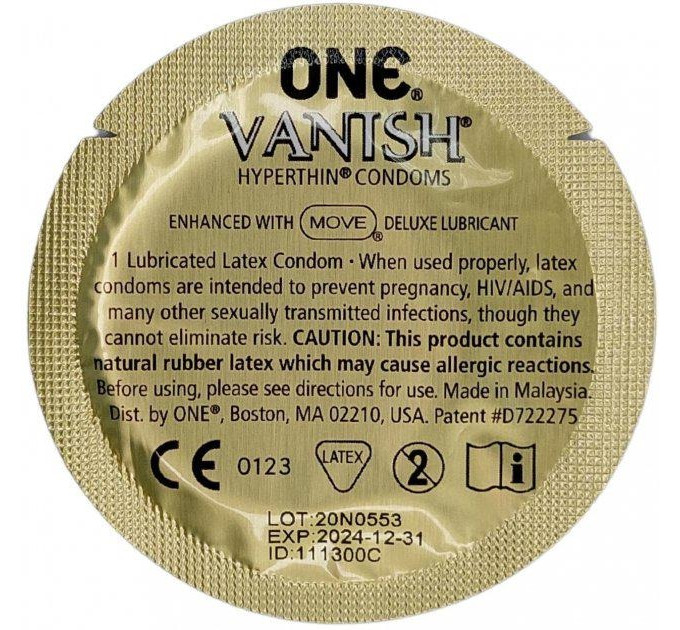 Презервативи One Vanish Hyperthin, 5 штук