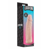 Реалістична насадка LOCK ON 8INCH REALISTIC LOCK ON DILDO