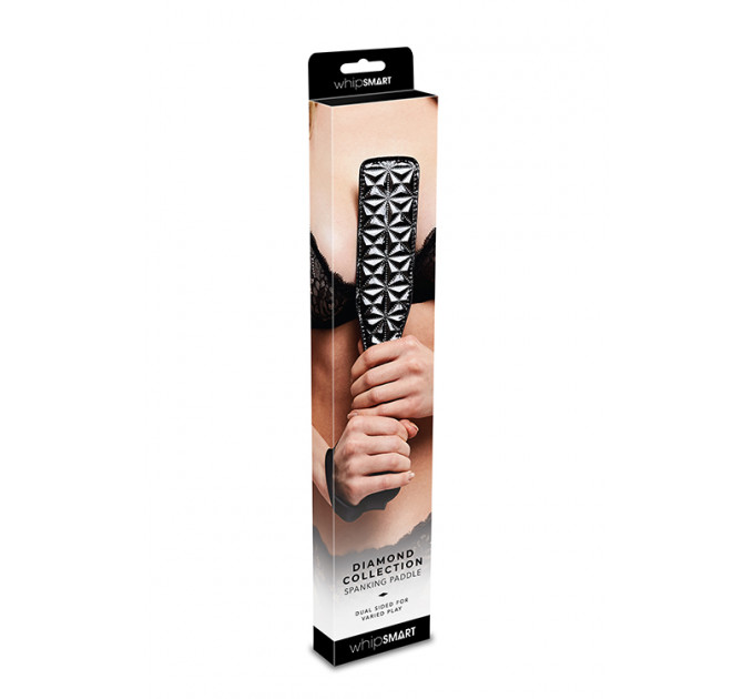 Шлепалка с алмазной текстурой WHIPSMART DIAMOND PADDLE BLACK
