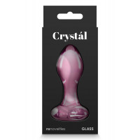 Стеклянная пробка NS Novelties CRYSTAL HEART PINK