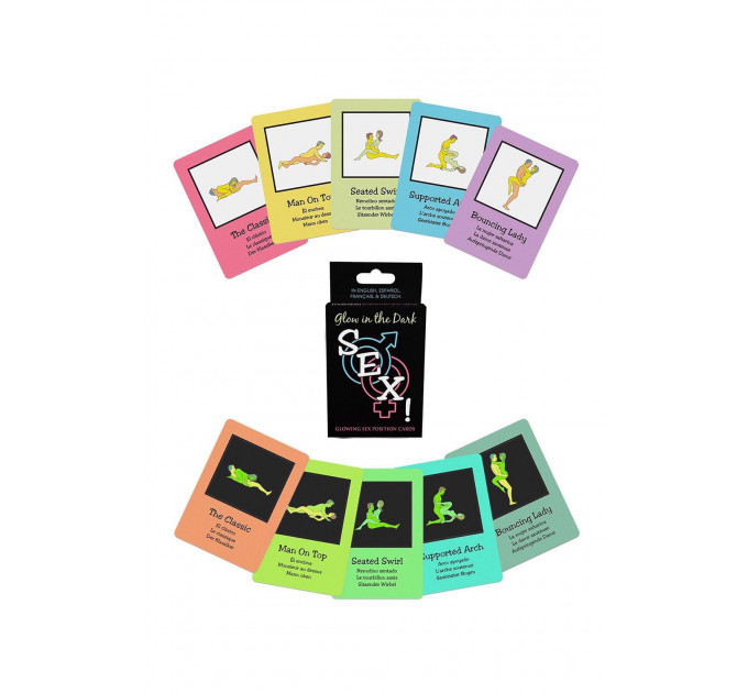 Светящиеся в темноте карты Kheper Games «Секс!»