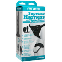 Трусики для страпону з вібруючим адаптером Vac-U-Loc Supreme Harness w Vibr. Plug