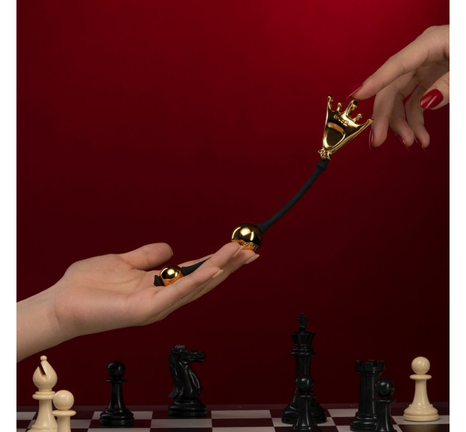 Вагинальные шарики Королева (Ферзь) из коллекции "Шахматы" UPKO The Chess Collection-Queen