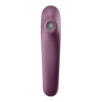 Вакуумний кліторальний стимулятор із вібрацією Satisfyer Dual Kiss, марсаловий