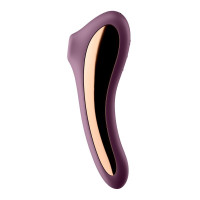 Вакуумний кліторальний стимулятор із вібрацією Satisfyer Dual Kiss, марсаловий