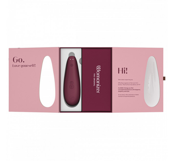 Вакуумный клиторальный стимулятор Womanizer Classic 2 Bordeaux