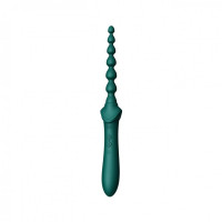 Вібратор двосторонній універсальний ZALO BESS2 Turquoise Green