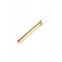 Віброкуля на ланцюжку Le Wand NECKLACE VIBE, металевий, золотий