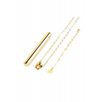 Віброкуля на ланцюжку Le Wand NECKLACE VIBE, металевий, золотий