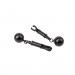 Зажимы для сосков Chisa Sins Inquisition Playful Weighted Nipple Clamps с грузиками, черные