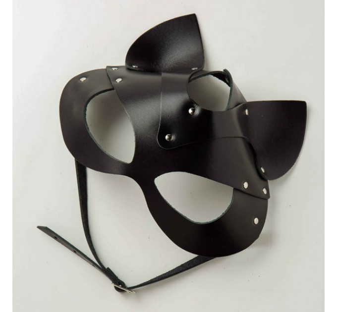Маска Кішка Leather, Black