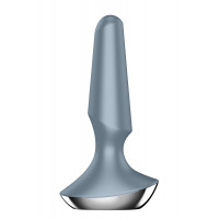 T360163 анальна пробка з функцією управління смартфоном SATISFYER PLUG-ILICIOUS 2 ICE BLUE, серый