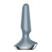 T360163 анальна пробка з функцією управління смартфоном SATISFYER PLUG-ILICIOUS 2 ICE BLUE, серый