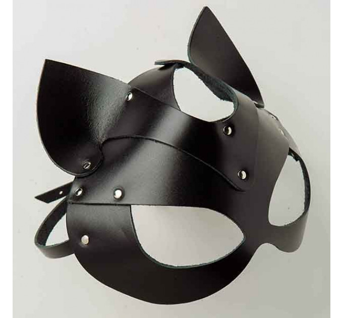 Маска Кішка Leather, Black