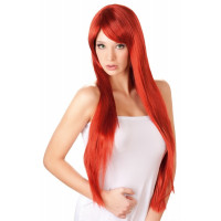 Парик красный Long Straight Red Wig