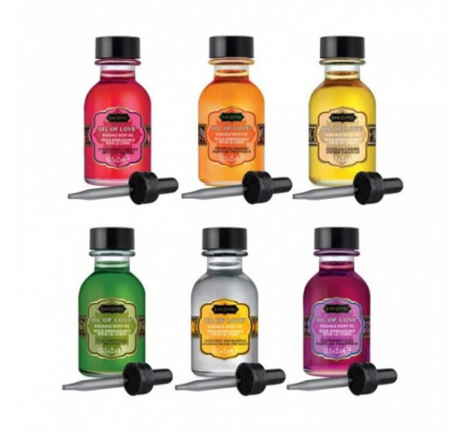 Съедобное масло для поцелуев Kamasutra OIL OF LOVE COCONUT PINEAPPLE 22 мл