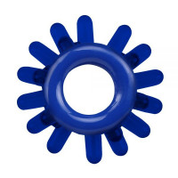 Набір ерекційних кілець Chisa GK Power Cock Rings з різними структурами, сині