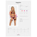 Комплект кружевной с поясом для чулок Obsessive Sugestina 3-pcs set L/XL