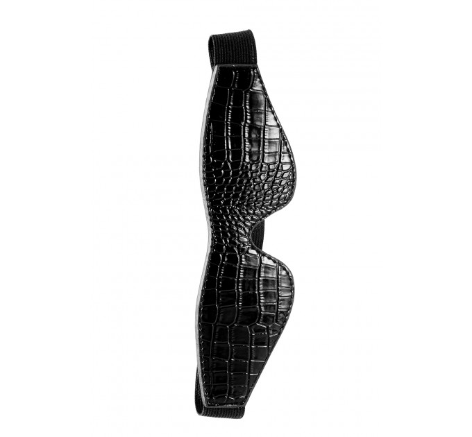 Маска на глаза BLAZE LUXUARY BLINDFOLD CROCO BLACK