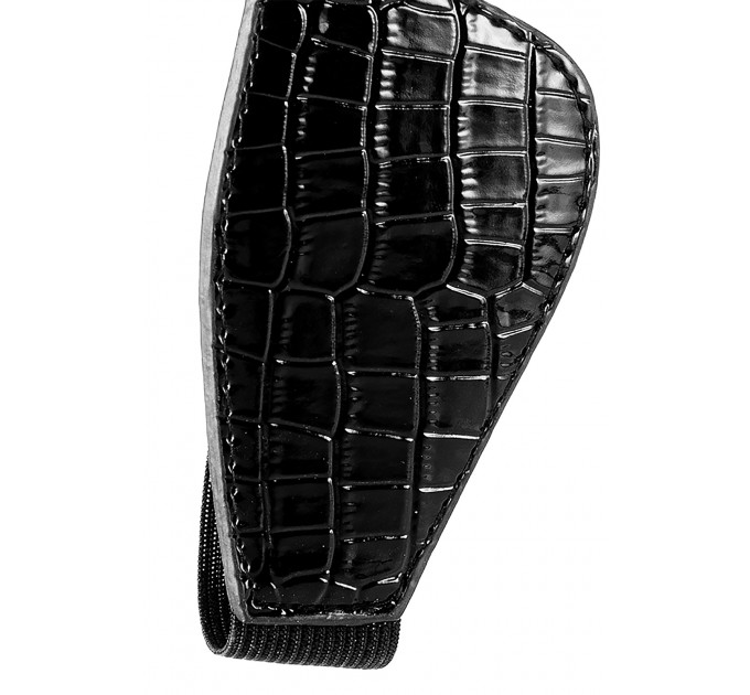 Маска на глаза BLAZE LUXUARY BLINDFOLD CROCO BLACK