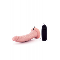 Вібратор Dr. Skin 7 Inch Realistic Vibrating Dildo with Suction Cup Vanilla