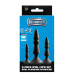 Набор анальных плагов MENZSTUFF 3-PIECE ANAL CONE SET BLACK
