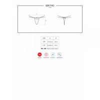 Стринги Obsessive 838-THO-3 thong red L/XL