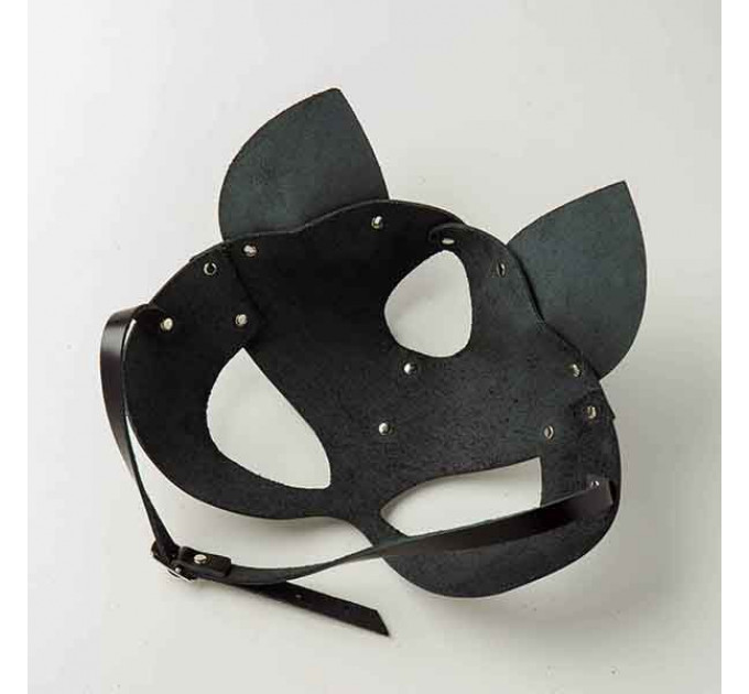 Маска Кішка Leather, Black