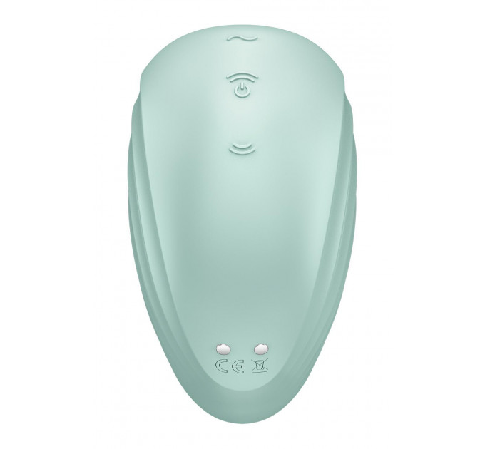 Вакуумный клиторальный стимулятор с вибрацией Satisfyer Pearl Diver mint