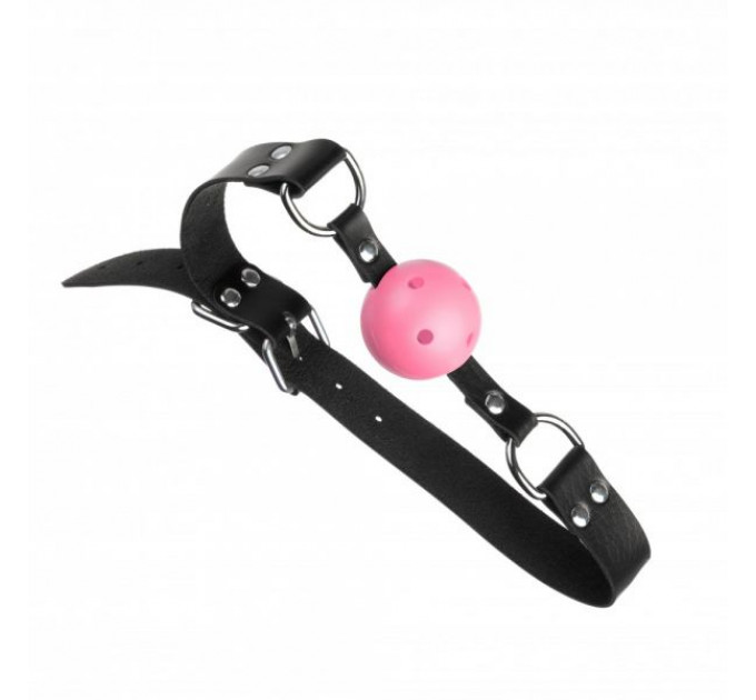 F61411 Кляп Loveshop BREATHABLE BALL GAG PINK