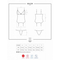 Корсет Obsessive 820-COR-1 corset