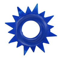 Набір ерекційних кілець Chisa GK Power Cock Rings з різними структурами, сині