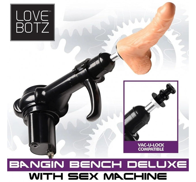 Секс-машина стул Deluxe Bangin' Bench with Sex Machine мультискоростная