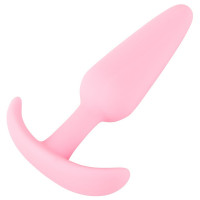 Анальная пробка со стопером Cuties Plugs, розовая