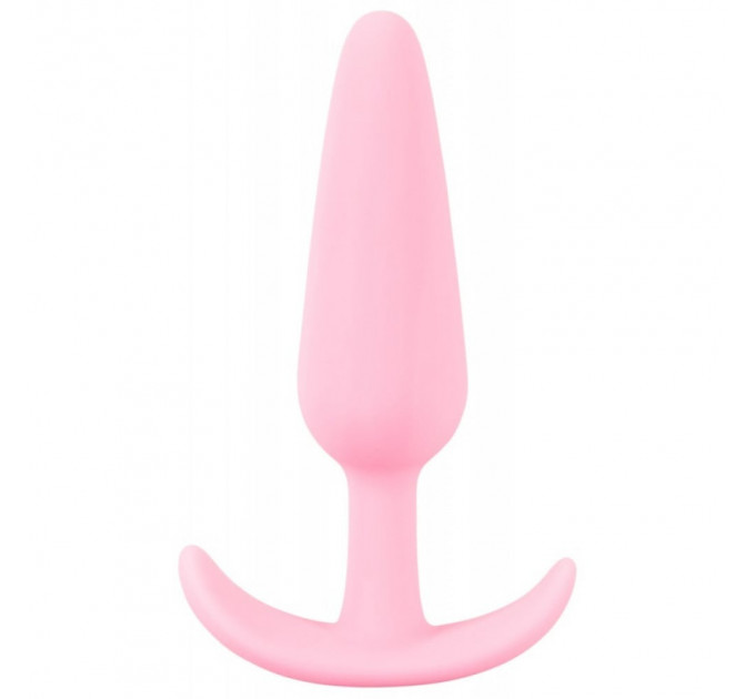 Анальная пробка со стопером Cuties Plugs, розовая