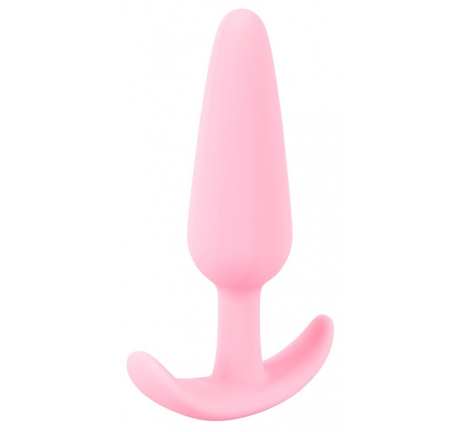 Анальная пробка со стопером Cuties Plugs, розовая