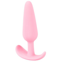 Анальная пробка со стопером Cuties Plugs, розовая