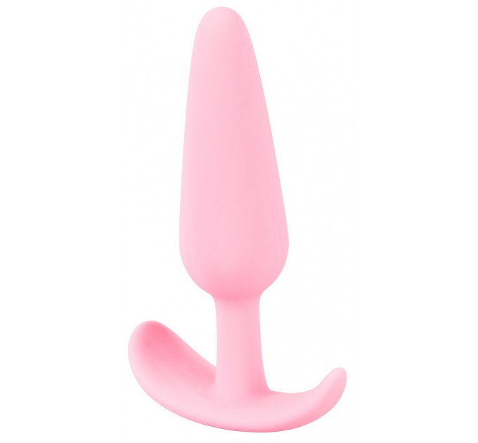 Анальная пробка со стопером Cuties Plugs, розовая