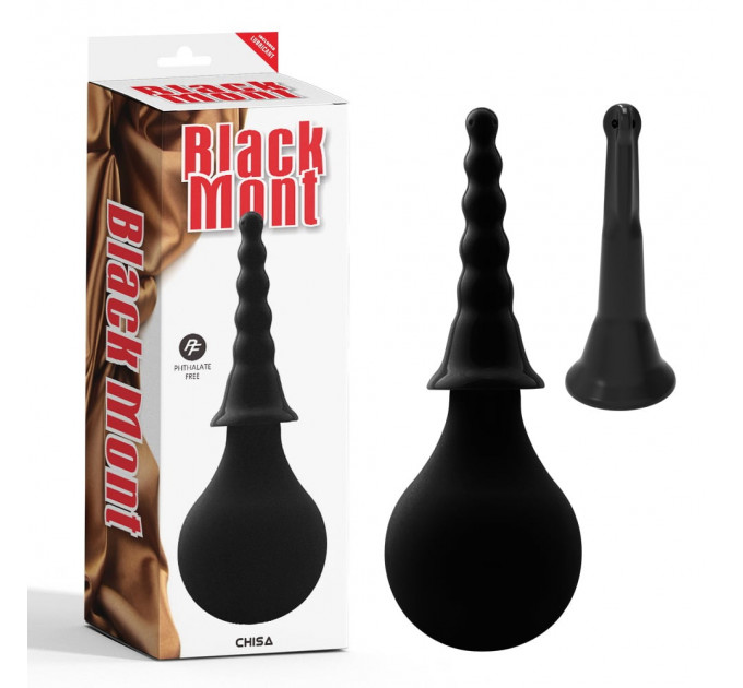 Анальный душ с насадками Chisa BLACK MONT, черный